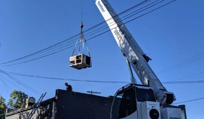 Rooftop HVAC units for commercial buildings